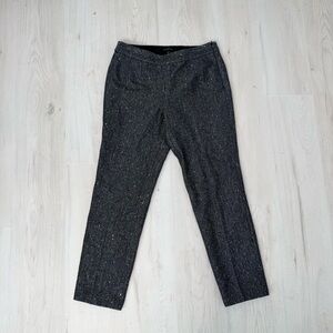 Talbots dark grey sparkle sequin tweed trousers  size 6 Womens